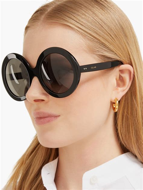 celine eyewear round frame for women